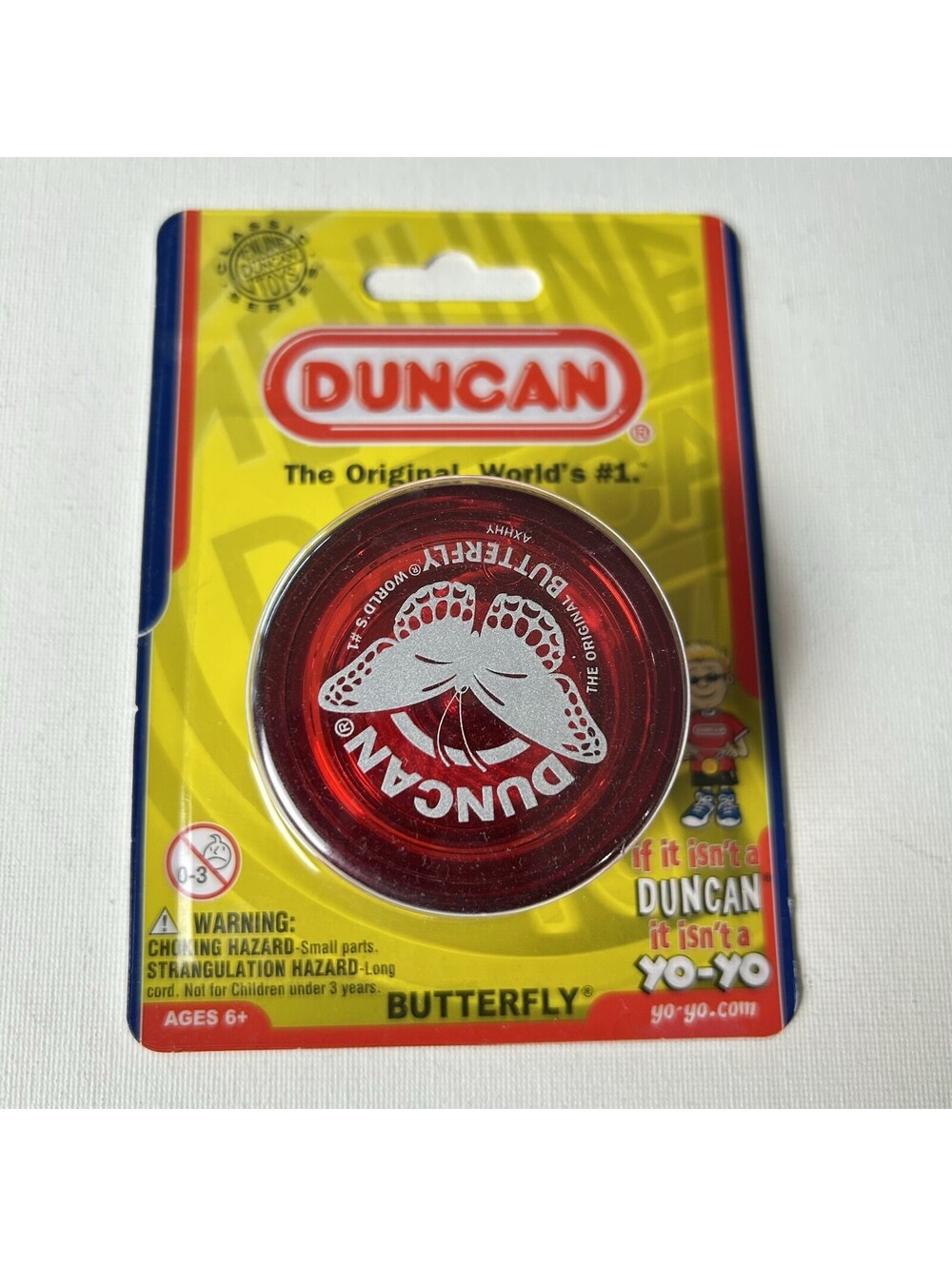 Duncan Butterfly Yo-Yo Red Classic Series Toy The Original World's No. 1 New A78